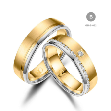 Marrya Gold 14 karátos Arany karikagyűrű pár - GB-022-18K-B gyűrű