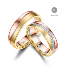 Marrya Gold 14 karátos Arany karikagyűrű pár - GB-023-14K-U gyűrű