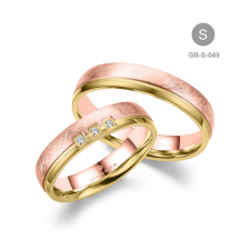 Marrya Gold 14 karátos Arany karikagyűrű pár - GB-049-14K-S gyűrű