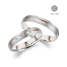 Marrya Gold 14 karátos Arany karikagyűrű pár - GB-083-14K-C gyűrű