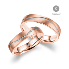 Marrya Gold 14 karátos Arany karikagyűrű pár - GB-097-14K-K gyűrű