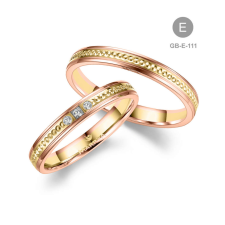 Marrya Gold 14 karátos Arany karikagyűrű pár - GB-111-14K-E gyűrű