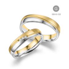 Marrya Gold 14 karátos Arany karikagyűrű pár - GB-122-14K-G gyűrű