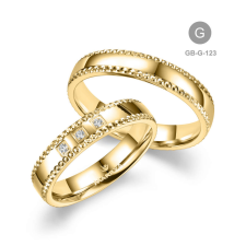 Marrya Gold 14 karátos Arany karikagyűrű pár - GB-123-14K-G gyűrű