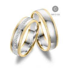 Marrya Gold 14 karátos Arany karikagyűrű pár - GB-132-14K-C gyűrű