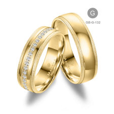 Marrya Gold 14 karátos Arany karikagyűrű pár - GB-132-18K-G gyűrű