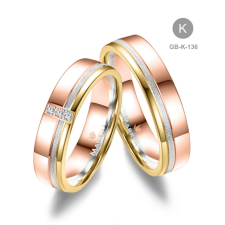 Marrya Gold 14 karátos Arany karikagyűrű pár - GB-136-14K-K gyűrű