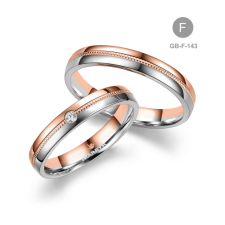 Marrya Gold 14 karátos Arany karikagyűrű pár - GB-143-14K-F gyűrű