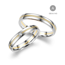 Marrya Gold 14 karátos Arany karikagyűrű pár - GB-143-18K-A gyűrű