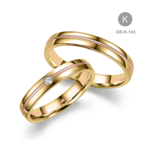 Marrya Gold 14 karátos Arany karikagyűrű pár - GB-143-18K-K gyűrű
