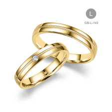 Marrya Gold 14 karátos Arany karikagyűrű pár - GB-143-18K-L gyűrű