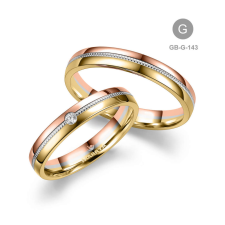 Marrya Gold 14 karátos Arany karikagyűrű pár - GB-143-8K-G gyűrű