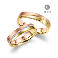 Marrya Gold 14 karátos Arany karikagyűrű pár - GB-147-18K-E gyűrű