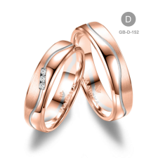 Marrya Gold 14 karátos Arany karikagyűrű pár - GB-152-14K-D gyűrű