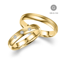 Marrya Gold 14 karátos Arany karikagyűrű pár - GB-154-14K-G gyűrű