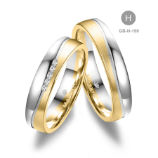 Marrya Gold 14 karátos Arany karikagyűrű pár - GB-159-14K-H gyűrű