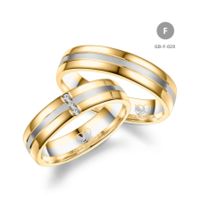 Marrya Gold 8 karátos Arany karikagyűrű pár - GB-028-18K-F gyűrű