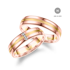 Marrya Gold 8 karátos Arany karikagyűrű pár - GB-028-18K-H gyűrű