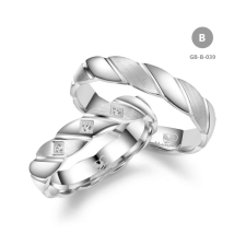 Marrya Gold 8 karátos Arany karikagyűrű pár - GB-039-18K-B gyűrű