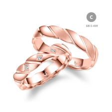 Marrya Gold 8 karátos Arany karikagyűrű pár - GB-039-8K-C gyűrű