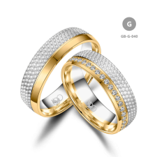 Marrya Gold 8 karátos Arany karikagyűrű pár - GB-040-18K-G gyűrű
