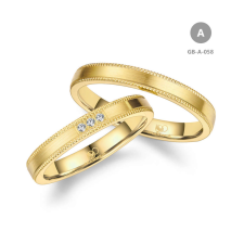 Marrya Gold 8 karátos Arany karikagyűrű pár - GB-058-18K-A gyűrű