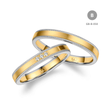 Marrya Gold 8 karátos Arany karikagyűrű pár - GB-058-8K-B gyűrű