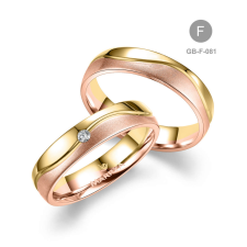 Marrya Gold 8 karátos Arany karikagyűrű pár - GB-081-18K-F gyűrű