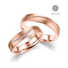 Marrya Gold 8 karátos Arany karikagyűrű pár - GB-097-8K-C gyűrű