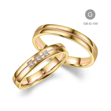 Marrya Gold 8 karátos Arany karikagyűrű pár - GB-109-18K-G gyűrű