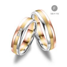 Marrya Gold 8 karátos Arany karikagyűrű pár - GB-116-18K-F gyűrű