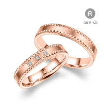 Marrya Gold 8 karátos Arany karikagyűrű pár - GB-123-18K-R gyűrű