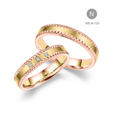 Marrya Gold 8 karátos Arany karikagyűrű pár - GB-123-8K-N gyűrű