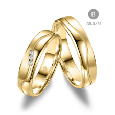 Marrya Gold 8 karátos Arany karikagyűrű pár - GB-152-8K-B gyűrű