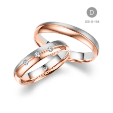Marrya Gold 8 karátos Arany karikagyűrű pár - GB-154-8K-D gyűrű