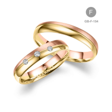 Marrya Gold 8 karátos Arany karikagyűrű pár - GB-154-8K-F gyűrű