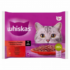 MARS MAGYARORSZÁG ÉRTÉKES.BT Whiskas 1+ Klasszikus Ételek teljes értékű nedves eledel felnőtt macskáknak 4 x 85 g (340 g) macskaeledel