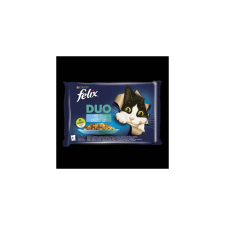 Mars-Nestlé Felix Fantastic DUO halas válogatás aszpikban, 4x85g macskaeledel
