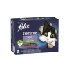 Mars-Nestlé Felix Fantastic - házias (lazac,marha,csirke,bárány) válogatás zöldséggel aszpikban (12x85g)