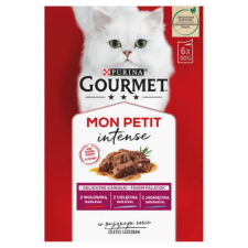 Mars-Nestlé Gourmet Mon Petit (marha,borjú,bárány) nedvestáp - macskák részére (6x50g) macskaeledel
