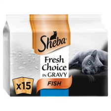 Mars-Nestlé Sheba Adult Alutasakos - Szárnyas válogatás - szószban (15x50g) macskaeledel