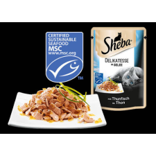 Mars-Nestlé Sheba Delicato Adult Alutasakos - Pulyka - aszpikban (85g) macskaeledel