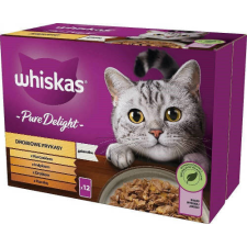 Mars-Nestlé Whiskas Pure Delight Adult - Alutasakos (csirke,kacsa,baromfi,pulyka) aszpikban - macskák részére (12x85g) macskaeledel