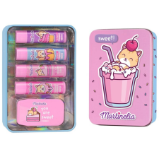 Martinelia Yummy Lip Care Tin Box ajakápoló készlet (gyermekeknek) kozmetikai ajándékcsomag
