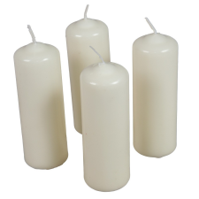  Mártott henger gyertya 40x120 mm vanília 4db/csom (db ár) gyertya