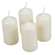  Mártott henger gyertya 40x80 mm vanília 4db/csom (db ár) gyertya