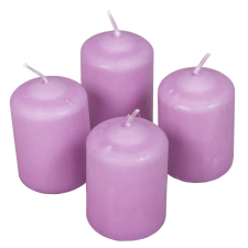  Mártott henger gyertya 50x75 mm viola 4db/csom (db ár) gyertya