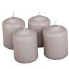  Mártott henger gyertya 60x80mm homok 4db/csom (db ár)