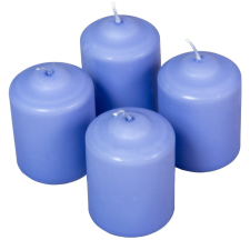  Mártott henger gyertya 60x80mm milka lila 4db/csom (db ár) gyertya