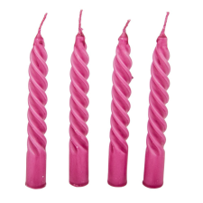 Mártott kis csavart gyertya magenta 150mm 30db/csom (db ár) gyertya